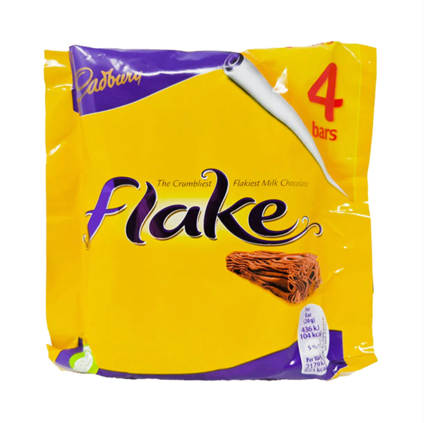 Cadburys Flake Chocolate Bar 4 Pack